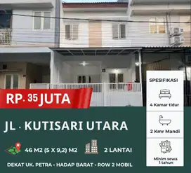 KUTISARI UTARA 2 Lantai ‼️ Sewa Rumah Siap Huni dekat Kampus Petra