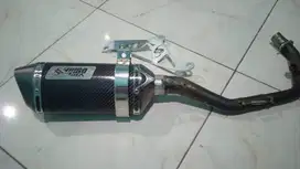 Knalpot Shijiro Vyper Carbon Vespa Sprint Primavera S LX LXV