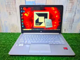 HP 14s-dk1xxx tahun 2021 AMD athlon silver 3050U RAM 4 GB SSD 256 GB