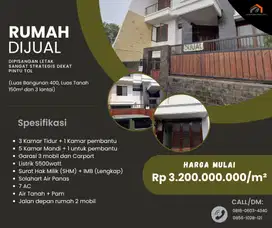 DIJUAL RUMAH SIAP HUNI LOKASI SANGAT STRATEGIS DI PISANGAN LAMA