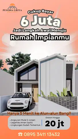 Rumah Murah Dekat PIER dan Alun-alun Bangil