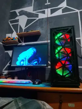 Sett gaming Monitor Zowie PC Ryzen 5 5600x | Asus Tuf 1650 | 16gb | BU