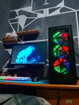 PC Ryzen 5 5600x Monitor Zowie | Asus Tuf Gaming | NVME | 16gb | cepat