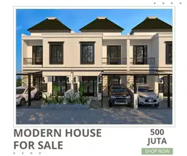 Rumah dekat wisata batu 500 juta an