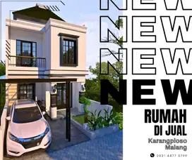 Rumah 2 lantai dijual harga 1 lantai di Malang, kavling 27