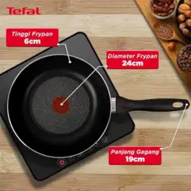 TEFAL FRYPAN 24 CM COOK N CLEAN  ORIGINAL ASLI NEW BARU