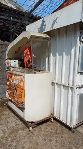 Jual gerobak kontainer dan kayu
