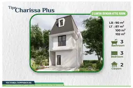 Victoria Townhouse Tipe Charissa Plus 3 Lantai dengan Attic Room