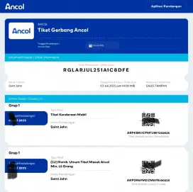tiket gerbang ancol
