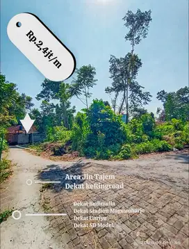 Tanah Area Jalan Tajem Wedomartani Timur Stadion