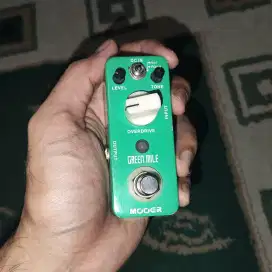 Mooer green mile overdrive pedal efek gitar based on tube screamer