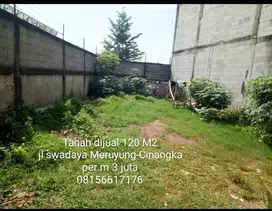 Jual Tanah 120 M2 di jl Swadaya Meruyung Limo Depok