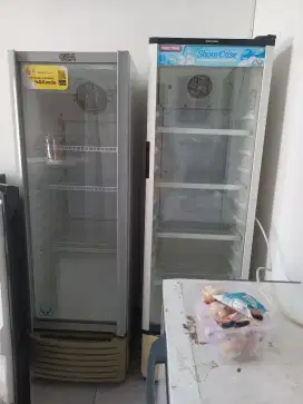 Jual Murah di Lelang Showcase Polytron, Gea dan Freezer Gea Bekas