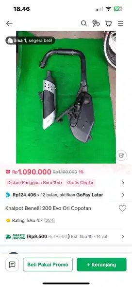 knpot benelli evo orian