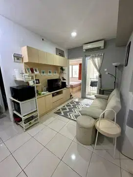 Apartemen pakubuwono terrace tipe 2+1 kamar tidur interior rapi