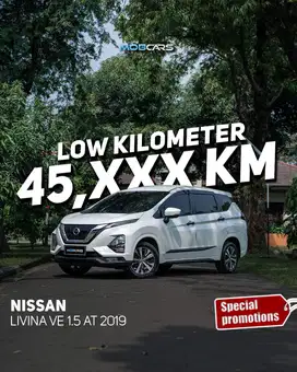 Livina VE AT 2019 Putih | KM 45rb | Pajak Panjang | Harga Nego