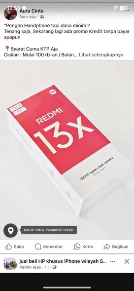 REDMI 13X SPEK GAMING GACOR
