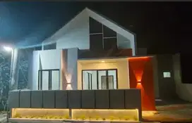 DIJUAL RUMAH MINIMALIS BANGUNAN BARU STRATEGIS PINGGIR JALAN DESA