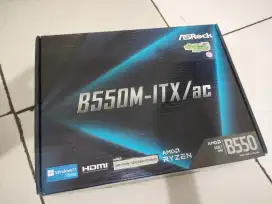 Motherboard Asrock B550M ITX AM4 kondisi mulus