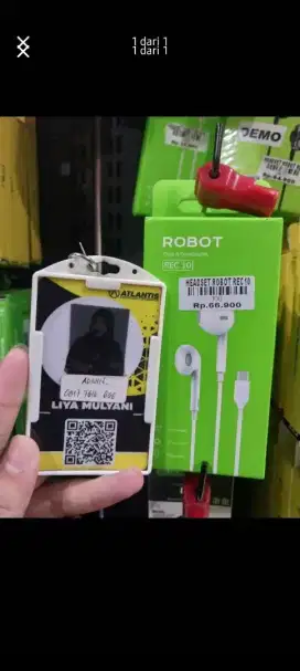 HEADSET ROBOT REC10 | ATLANTIS DAHSYAT