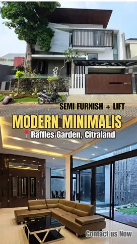 Dijual Rumah Tropical Modern Citraland Utama