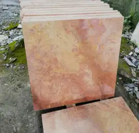 Marmer Lantai Merah Natural Asli