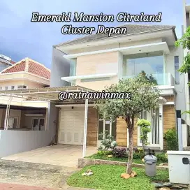 Dijual Rumah Minimalis Emerald Mansion Citraland Cluster Depan