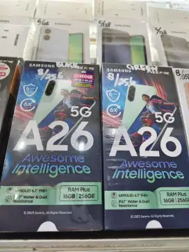 Samsung a26 5G 8/256 garansi resmi new 1 tahun