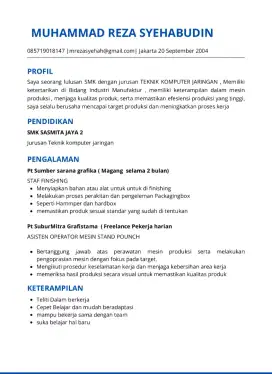 Sedang mencari lowongan Helper atau gudang