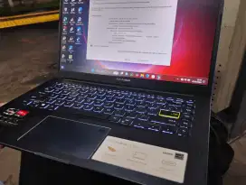 Dijual Laptop Asus Vivobook M413IA Ryzen 3 4300U/ Ram 8GB/512 SSD