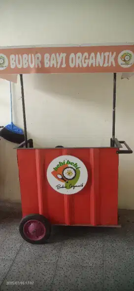 Gerobak Kecil untuk bubur bayi bisa di modif