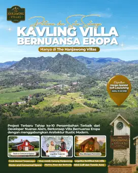 Tanah kavling view gunung dekat jakarta