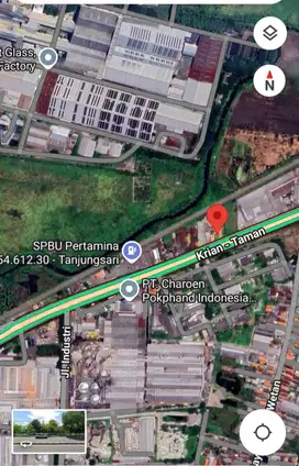 dijual tanah raya gilang cocok untuk kantor dan gudang
