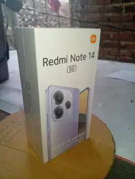 BNIB Segel Box Redmi Note 14 5G Ram 12/512Gb Hitam Garansi Resmi 15Bln