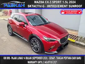 SUNROOF BUNGA=5,5% Km=8k Pajak=09-2026 Mazda CX3 Sport 2024 cx 3 2024