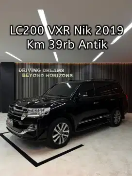 Toyota Land Cruiser VXR Full Spec 2019 Hitam B50LLI LC LC200 Km39rb