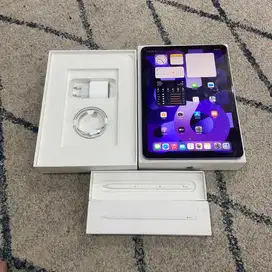 paketan ipad air 5 M1 ibox 256gb purple + apple pencil gen 2 ori
