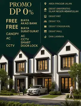 TOWNHOUSE EKSLUSIF STRATEGIS DEKAT MRT LEBAK BULUS