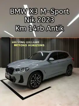 BMW X3 M-Sport xDrive30i AT 2023 Brooklyn Grey B612VYN Km14rb