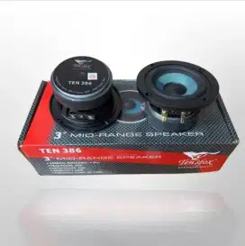 Speaker Midrange 3 inch Tensfox TEN 386, Sepasang