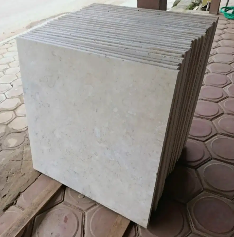 Lembaran Marmer Lantai Asli