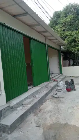 Rolling door folding gate baru