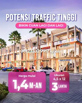 Park serpong ruko the hive boulevard 3 lantai kawasan 400 hektar