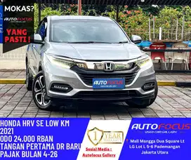 Honda Hrv 1.5 L SE AT nik 2021 Silver Metalik Low Km 24rban