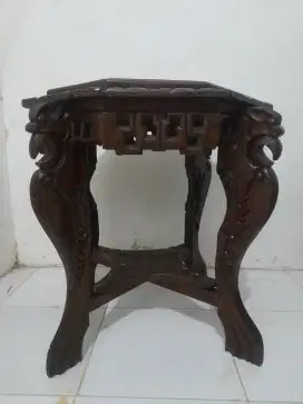 MEJA JATI UKIRAN LAWAS