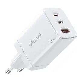 Vivan Power C65   pengisi daya GaN 65W
