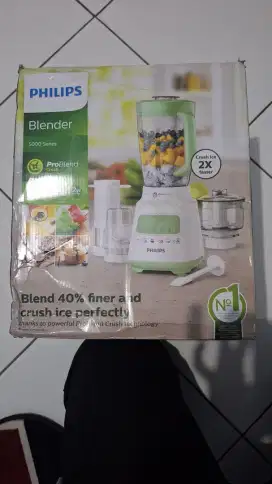 Blender Philips Seri 5000, model HR2223/30 full aksesoris BARUU!