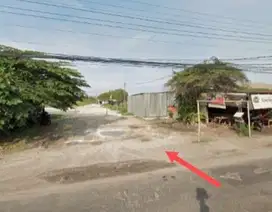 Tanah Luas Strategis Nol Jalan Raya Deandles, Manyar Gresik