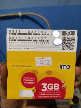 indosat im3 nomor cantik