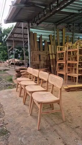 Kursi cafe jati kursi makan jati